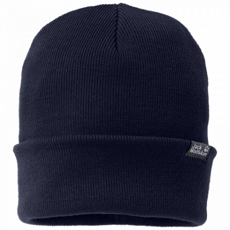 Шапка мужская Jack Wolfskin Rib Hat night blue 1903891-1010559