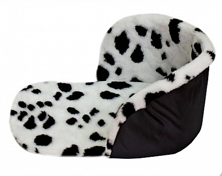 Утеплитель для санок RT Долматинец black/white