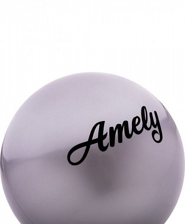 Мяч для художественной гимнастики Amely AGB-101 15 см grey