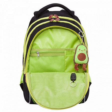 На картинке изображен Рюкзак школьный GRIZZLY RG-168-1 /1 black Рюкзак школьный GRIZZLY RG-168-1 /1 black