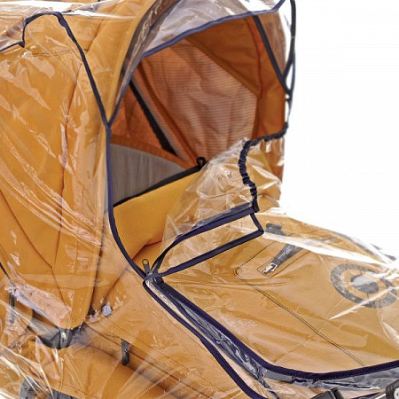 На картинке изображен Защита от дождя на коляску Reer PEVA 74730 Защита от дождя на коляску Reer PEVA 74730