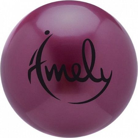 Мяч для художественной Amely AGB-301 19 см bordeaux
