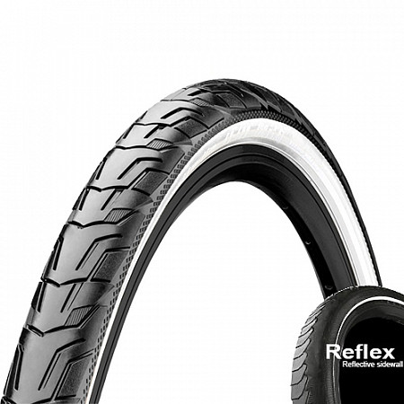 Покрышка Continental Ride City Reflex 28 x 1.6 black/white ZCO01657