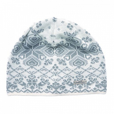 На картинке изображен Шапка женская SportCool 280/2 White/Grey Шапка женская SportCool 280/2 White/Grey