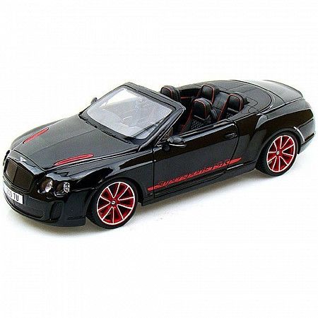 Коллекционная машина Bburago 1:18 Bentley Continental Supersports ISR (18-11035) black