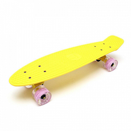 На картинке изображен Penny board (пенни борд) Triumf Active TLS-401L Milky yellow (2021) Penny board (пенни борд) Triumf Active TLS-401L Milky yellow (2021)