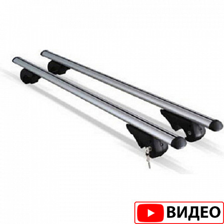 Багажник на рейлинги F.Lli Menabo Brio Al silver 1350 мм 22419