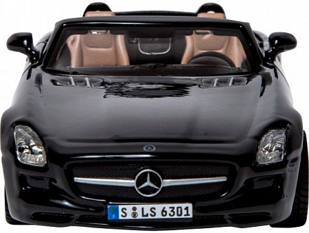 Коллекционная машина Bburago 1:32 Mercedes-Benz SLS AMG Cabrio (18-43035) black