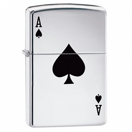 Зажигалка Zippo Lucky Ace Polish Chrome 24011
