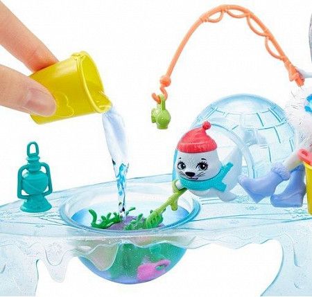 Игровой набор Enchantimals Снежная долина Рыбалка на льду (GJX48)