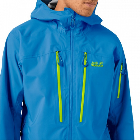 На картинке изображен Куртка мужская Jack Wolfskin Exolight Pro Jacket M brilliant blue Куртка мужская Jack Wolfskin Exolight Pro Jacket M brilliant blue
