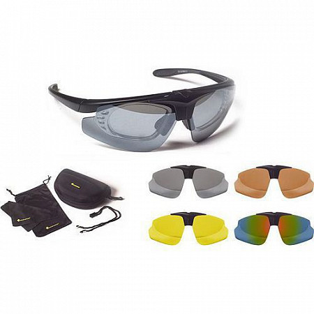 На картинке изображен Очки поляризационные в чехле Tagrider диоптрийная вставка GLTR 021 Очки поляризационные в чехле Tagrider диоптрийная вставка GLTR 021