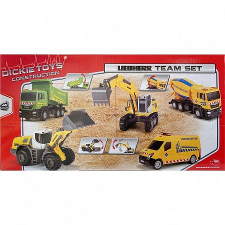 Набор строительной техники Dickie Toys 3 шт (203725002) yellow