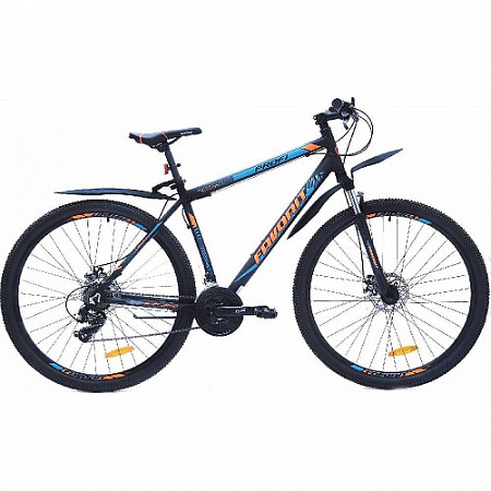 Велосипед Favorit Profi 29" (2019) Black/Orange/Blue