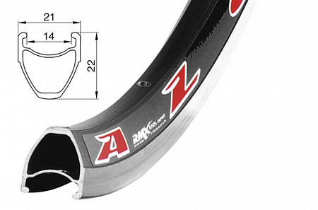 На картинке изображен Обод Remerx Alcyon 28" 622x14 28 отверстий 70229 black Обод Remerx Alcyon 28" 622x14 28 отверстий 70229 black