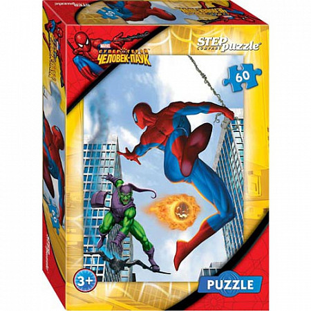 Пазлы Step Puzzle 60 "Человек-паук" 81111
