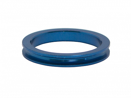 Кольцо проставочное Neco Alloy Spacer-R 1-1/8"х5мм blue ZTB13040