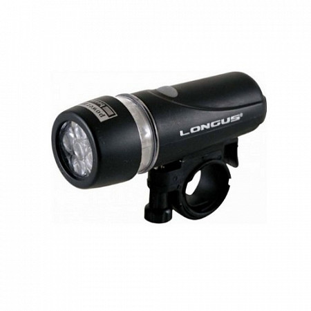 На картинке изображен Свет передний Longus 5LED/4ф black 398419 Свет передний Longus 5LED/4ф black 398419