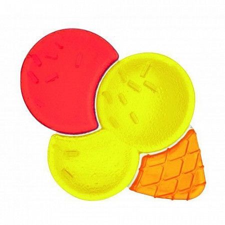 Прорезыватель Canpol babies Охлаждающий Мороженое 74/022 Red/Yellow