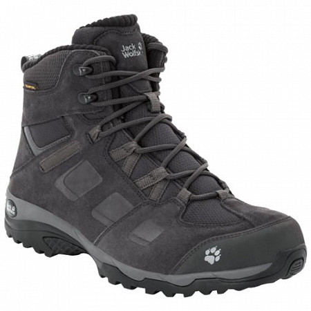 На картинке изображен Ботинки мужские Jack Wolfskin VOJO HIKE 2 WT TEXAPORE MID M phantom /dark steel Ботинки мужские Jack Wolfskin VOJO HIKE 2 WT TEXAPORE MID M phantom /dark steel