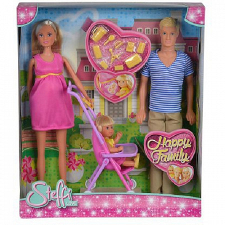 Набор кукол Steffi LOVE и Kevin Happy Family 29 см и 8 см (105733200)