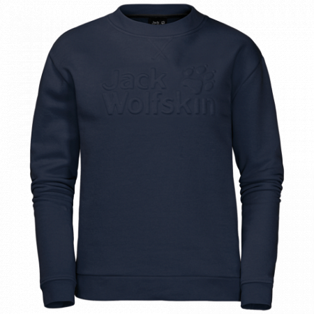 Пуловер женский Jack Wolfskin Winter Logo Sweatshirt W midnight blue