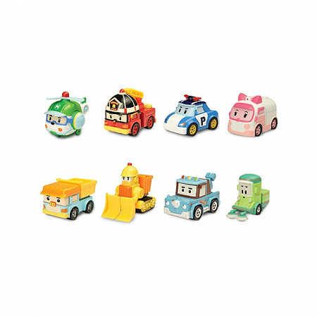 Игрушка Robocar Poli Клини металлическая машинка 6 см 83167
