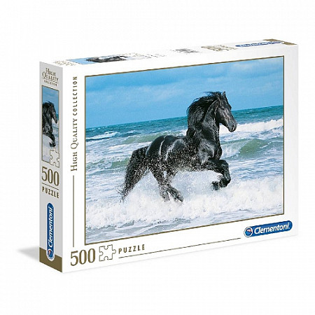 Мозаика Clementoni Черная лошадь 500 эл 30175