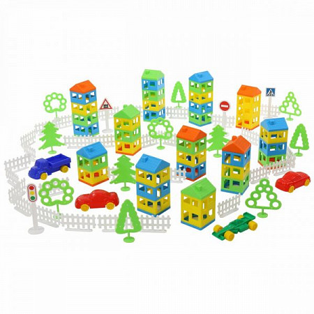 Конструктор Полесье Построй свой город (в пакете) 53749