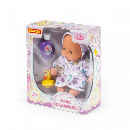 На картинке изображен Пупс Славный Полесье 24 см 78292 Пупс Славный Полесье 24 см 78292