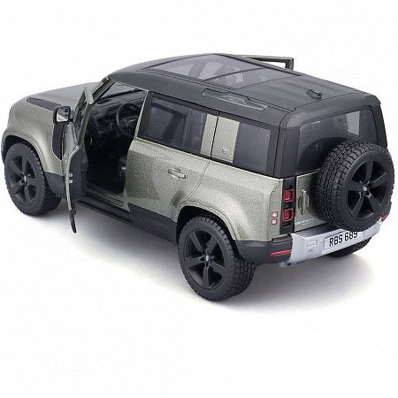 Машинка Bburago 1:24 Land Rover Defender 2022 (18-21101) green