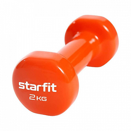 Гантель виниловая Starfit 2 кг DB-101 orange