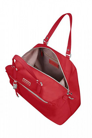 На картинке изображен Сумка дорожная Samsonite Karissa 38см 34N-40020 Red Сумка дорожная Samsonite Karissa 38см 34N-40020 Red
