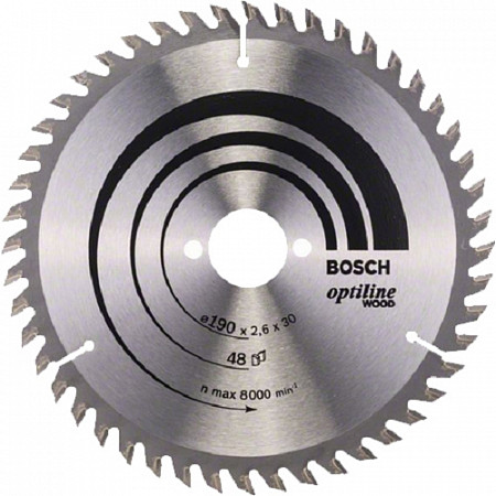 Диск пильный Bosch 190х3 см 48 зубьев 2608640617