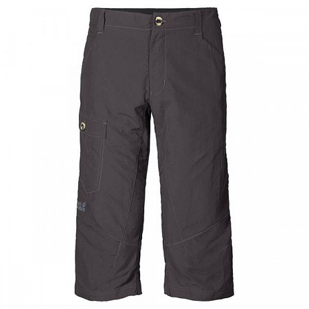 На картинке изображен Бриджи Jack Wolfskin Atacama 3/4 pants Grey Бриджи Jack Wolfskin Atacama 3/4 pants Grey