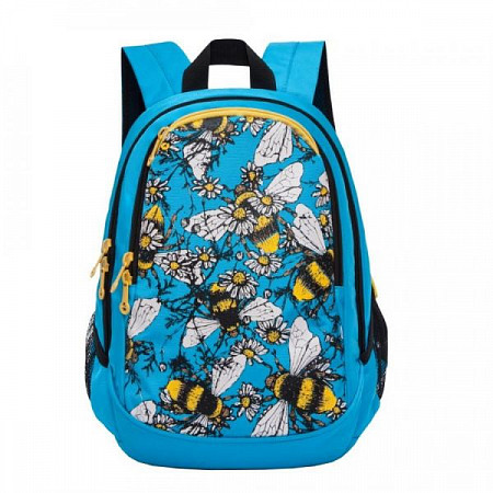 Рюкзак школьный GRIZZLY RD-843-2 /1 light blue