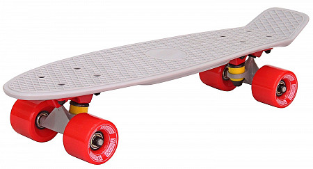 Penny board (пенни борд) Y-Scoo Fishskateboard 22 401-G Grey-Red