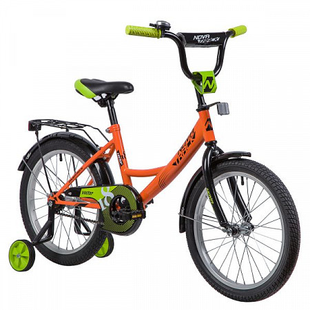 Велосипед Novatrack Vector 18" (2019) Orange/Green 183VECTOR.OR9