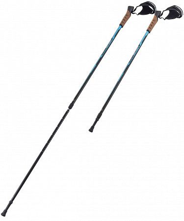 Скандинавские палки Berger Nimbus 77-135 см black/blue