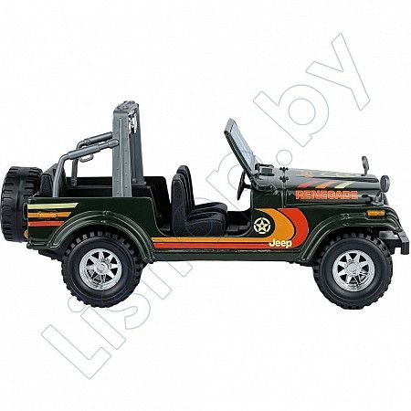 Машинка Bburago 1:24 Jeep Wrangler (18-22033) khaki