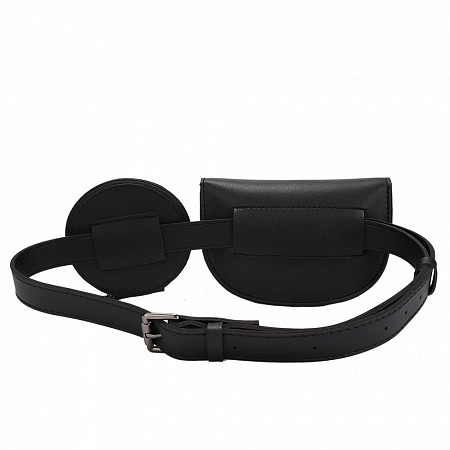 Поясная сумка женская Ors Oro OMS-0155 black