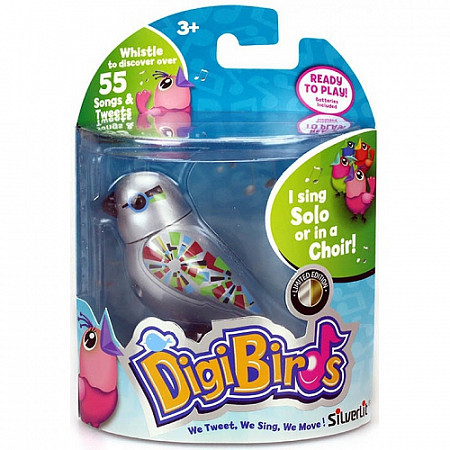 Игрушка Digifriends Серебрянная птичка с кольцом 88410s