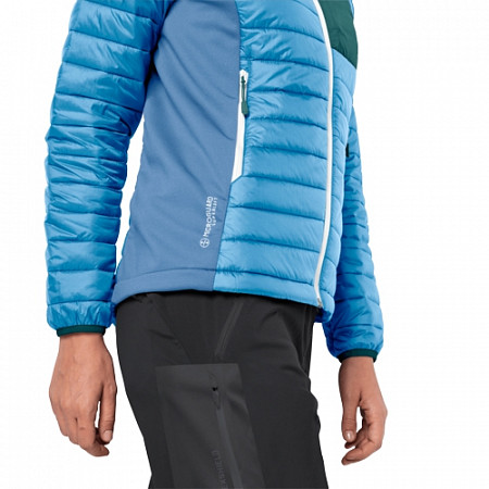 Ветрозащитная утепленная куртка женская Jack Wolfskin Routeburn Jacket W misty blue