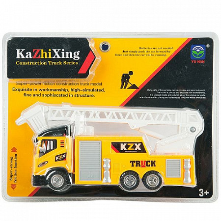 На картинке изображен Инерционная машина Shenzhen Toys с выдвижной лестницей YN-3341-3 Инерционная машина Shenzhen Toys с выдвижной лестницей YN-3341-3