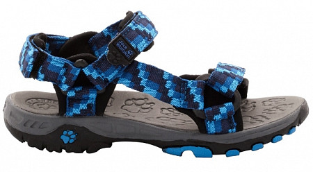 На картинке изображен Сандалии детские Jack Wolfskin Kids Seven Seas blue Сандалии детские Jack Wolfskin Kids Seven Seas blue