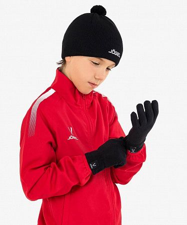 Перчатки зимние Jogel ESSENTIAL Fleece Gloves AW21 black