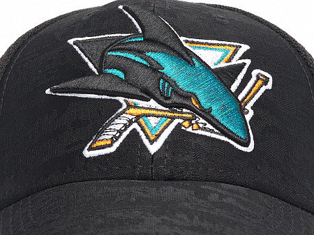 Бейсболка Atributika&Club NHL San Jose Sharks 31094 black