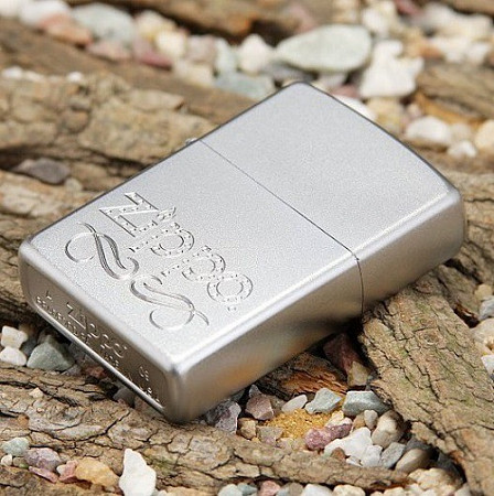 Зажигалка Zippo Scroll Satin 24335