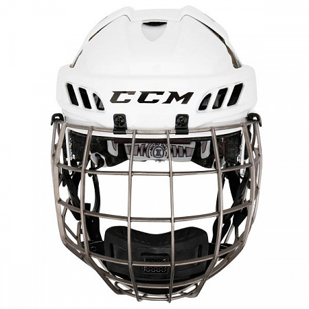 Шлем с маской CCM FitLite 80 Combo Sr White