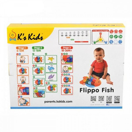 Развивающая игрушка K'S Kids Рыбка-флиппер KA10653